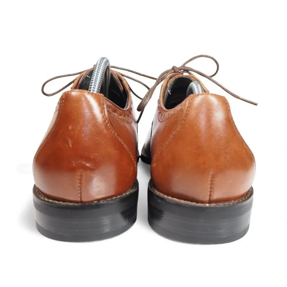 Stacy Adams Dickinson Cap Toe Oxfords Men's 7.5 Tan Brown 24956-221‎